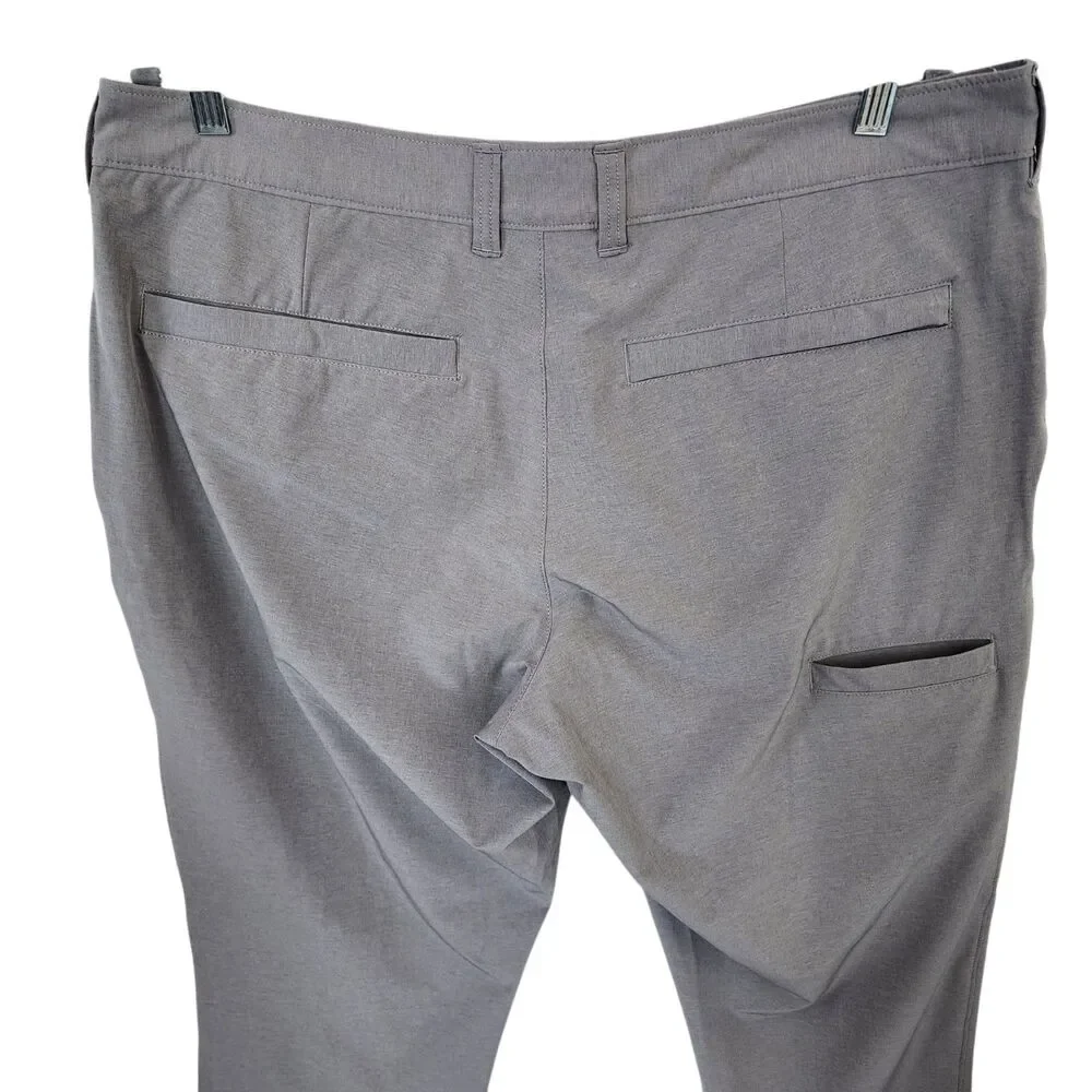 Duluth Trading Co. Men's Pants Size 38x30 Gray Standard Fit Work Trousers